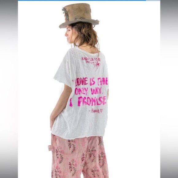 Magnolia Pearl Love is the Only Way Tee - Picture 8 of 10